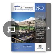 Parasol professionnel pour terrasse restaurant, bar, brasserie, café, hôtel