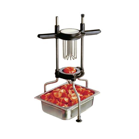 Coupe Tomates et Agrumes inox version haute 6 sections Tellier