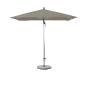 Petit parasol professionnel FORTINO Riviera de Glatz résistant au vent, fabricant Suisse