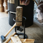 Kit Fendeuse de Bûches avec Masse et Housse de Protection - Fendeur de bois d'allumage 16x31cm - Kindling Cracker Original