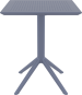 Table pliante SKY carrée 60x60 Couleurs : Gris FONCE