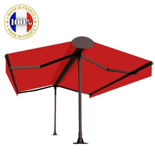 Sotre à double pente idéal pour professionnel de la restauration, revendeur de store à double pente