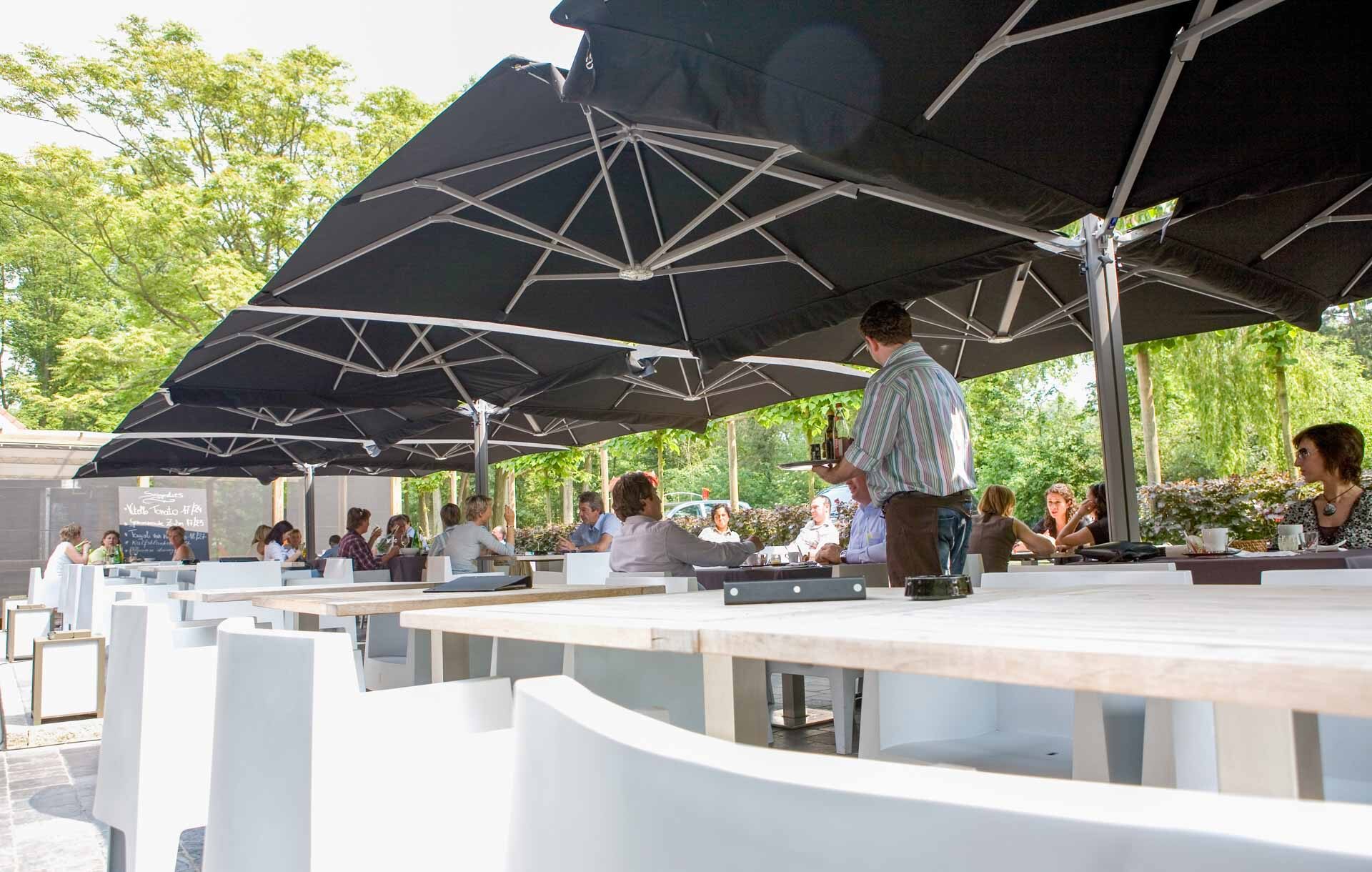 Parasol déporté 4x3 haut de gamme : Élégance et performance