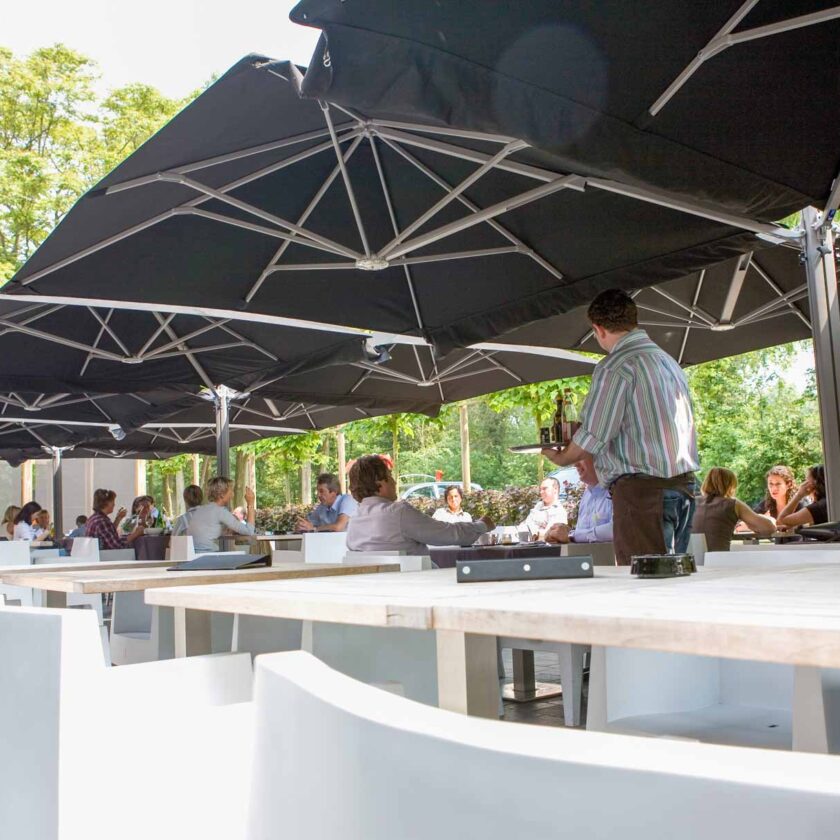 Parasol déporté 4x3 haut de gamme : Élégance et performance
