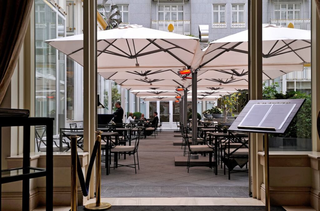 parasol terrasse restaurant