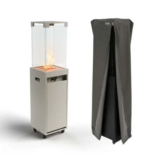 Chauffage de restaurant gris