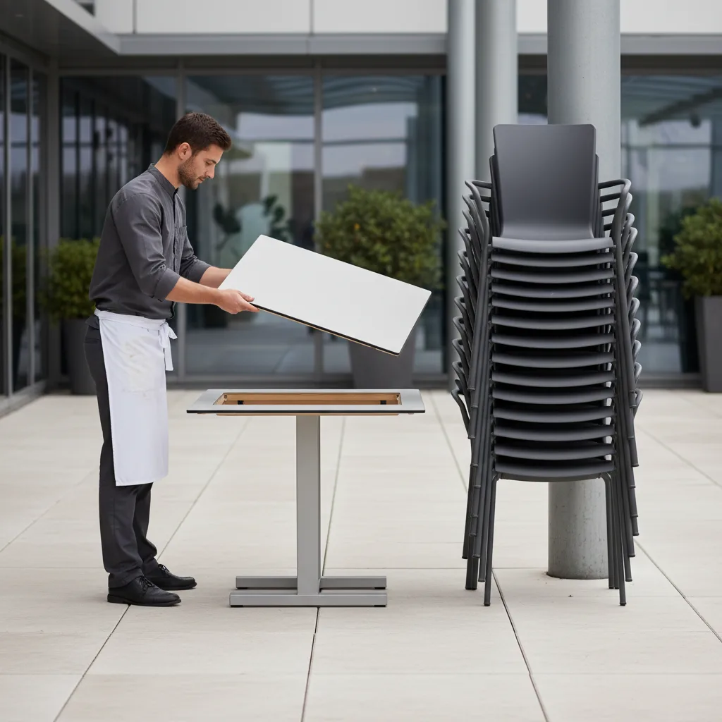 mobilier terrasse empilable gain de place - guide mobilier terrasse empilable gain de place - guide