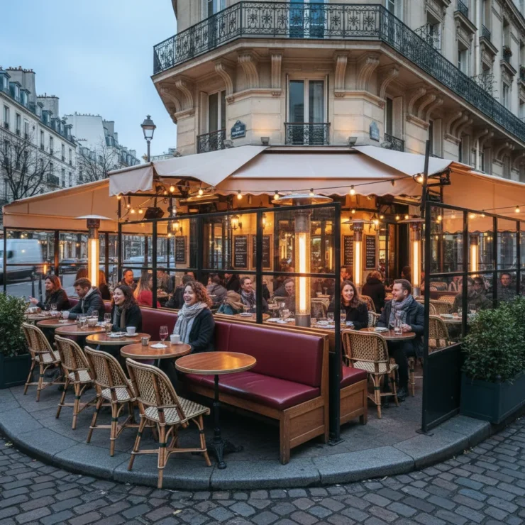 Étude de cas aménagement bistrot parisien | E-TERRASSES - etude cas amenagement bistrot parisien