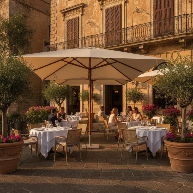 Histoire du parasol – origines et usages | E-TERRASSES - histoire parasol antiquite terrasse