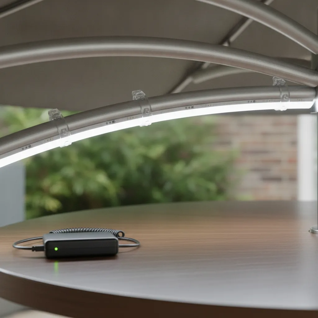 éclairage LED pour parasol - guide éclairage LED pour parasol - guide
