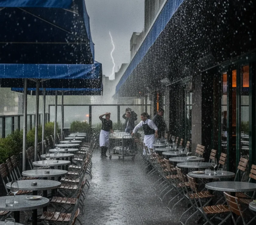 Protéger sa terrasse de la pluie efficacement | E-TERRASSES - solutions proteger terrasse pluie