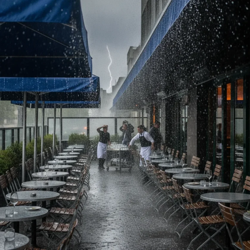 Protéger sa terrasse de la pluie efficacement | E-TERRASSES - solutions proteger terrasse pluie