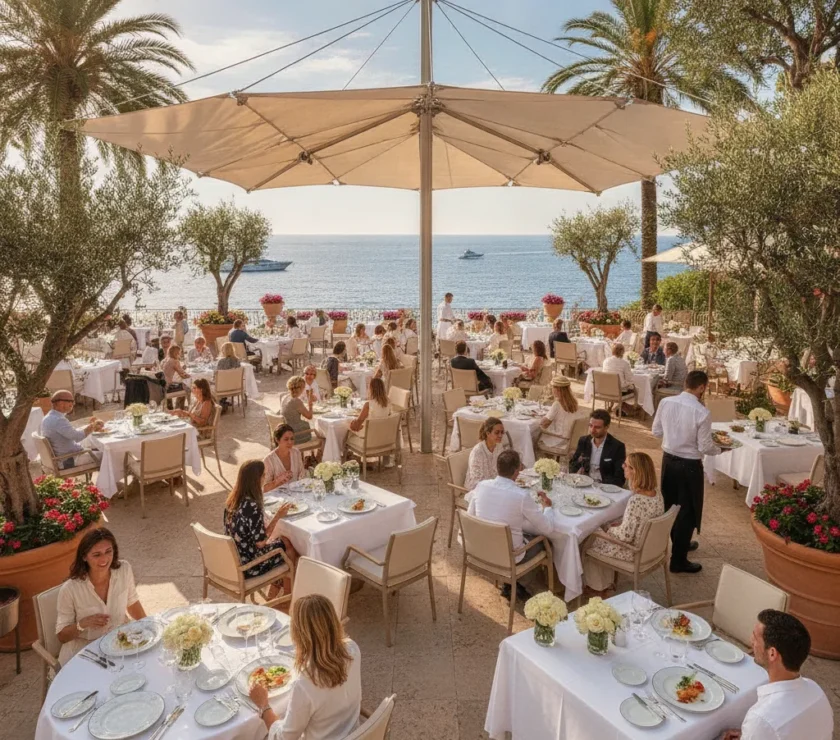 Parasol Multi-Mâts | La Solution pour Grande Terrasse – E-TERRASSES - avantages parasol multi mats