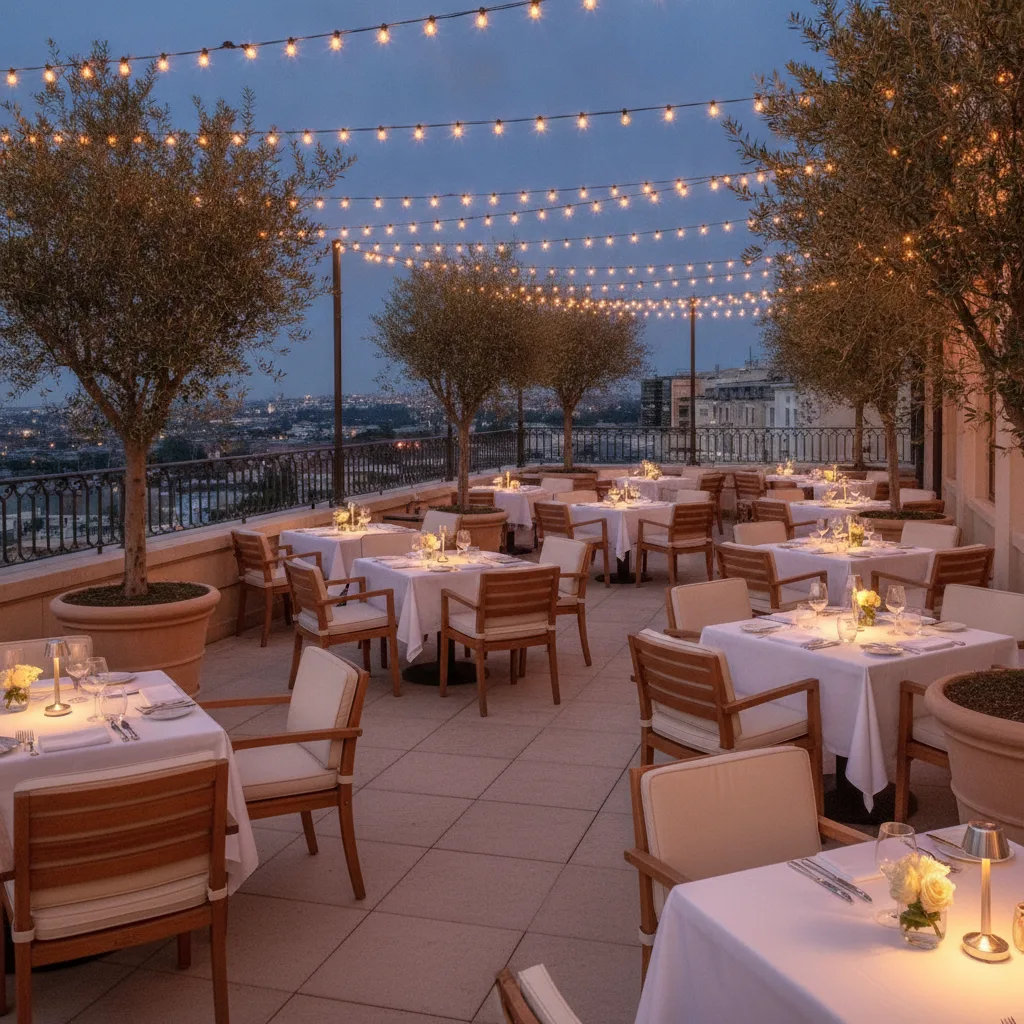 agencement terrasse restaurant