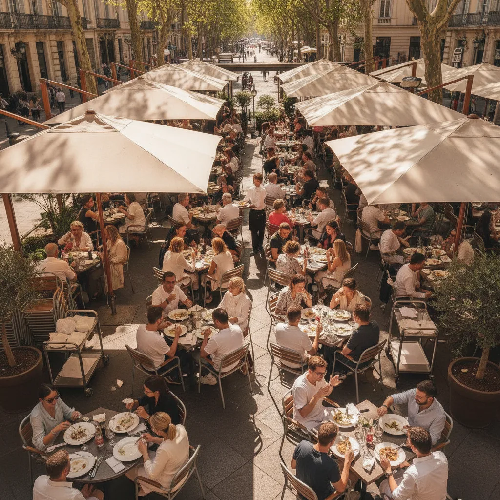 agencement terrasse restaurant
