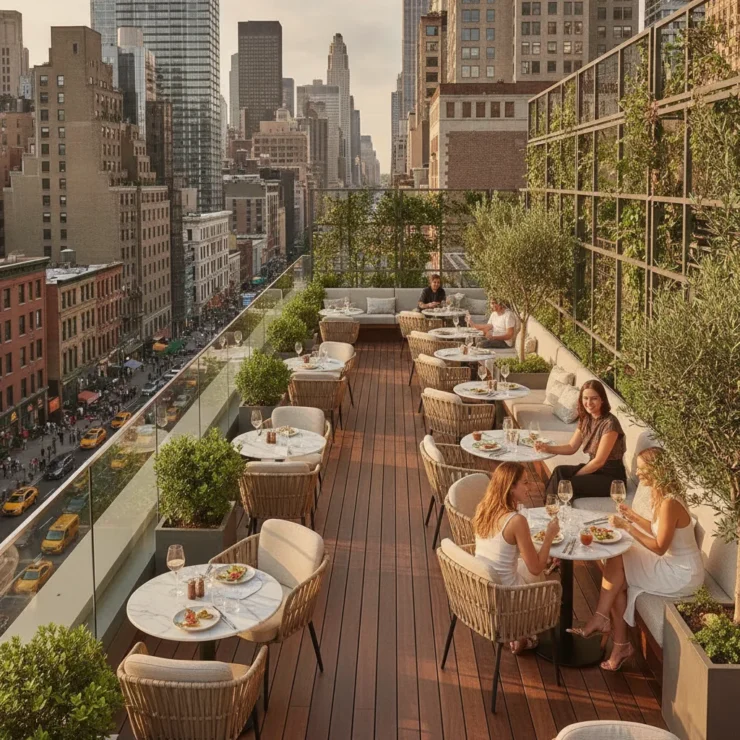 Augmenter le nombre de couverts en terrasse | 7 astuces - augmenter couverts terrasse