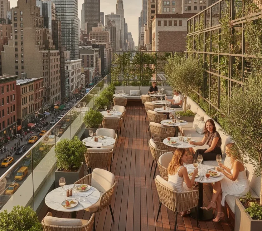 Augmenter le nombre de couverts en terrasse | 7 astuces - augmenter couverts terrasse