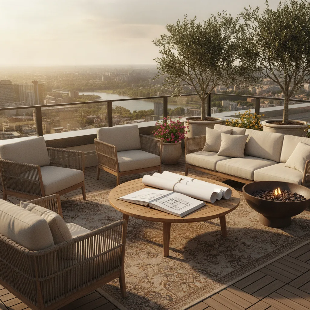 étude de cas aménagement rooftop