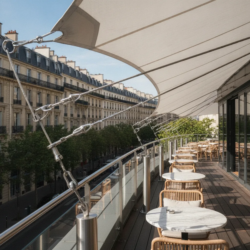 voile d'ombrage sur mesure restaurant voile d'ombrage sur mesure restaurant