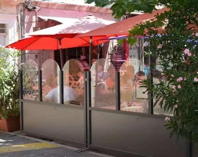 Paravent ELEGANCE Venezia H154cm ou H180 cm pour Cafés, Hôtels, bars, restaurants et terrasses
