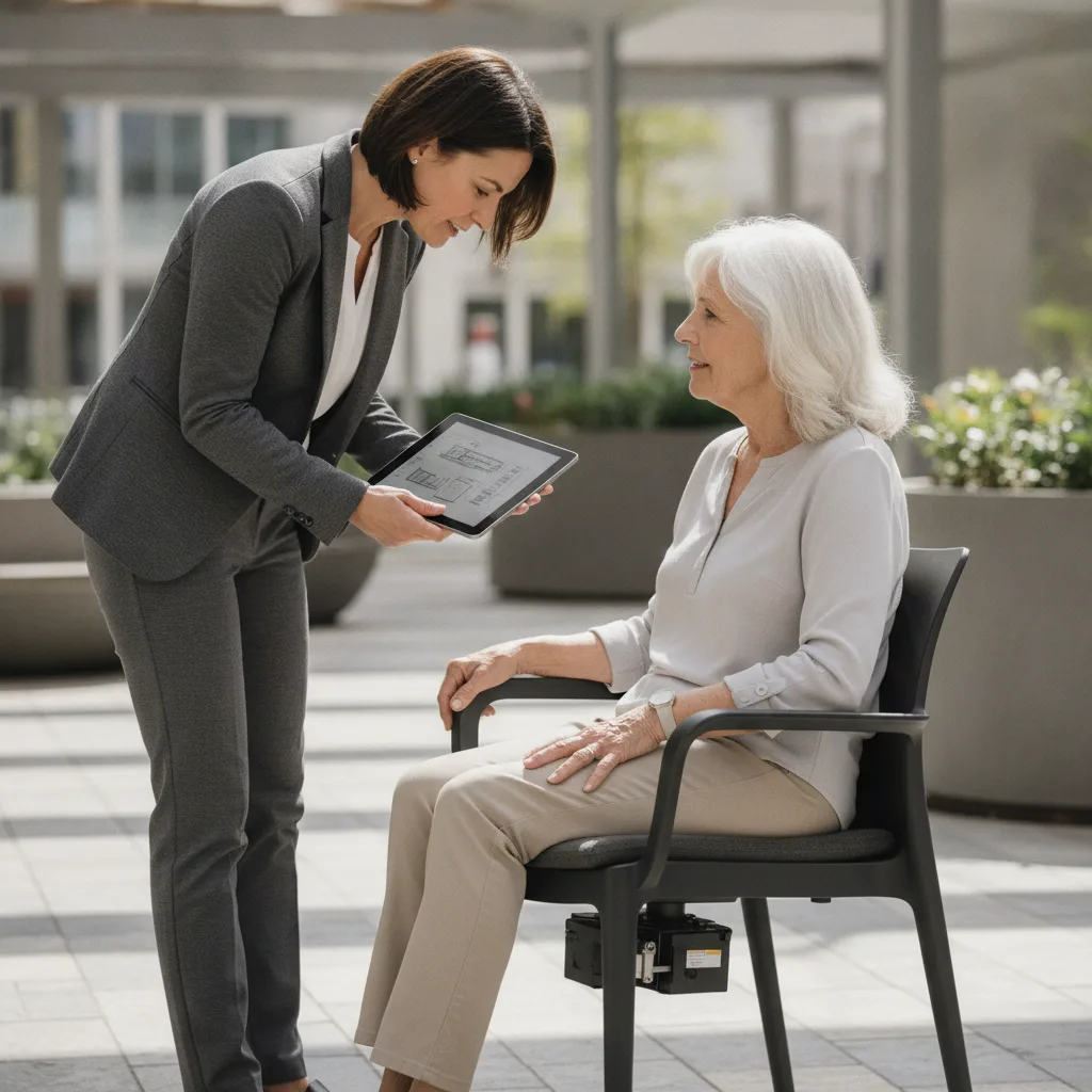 mobilier terrasse pour seniors