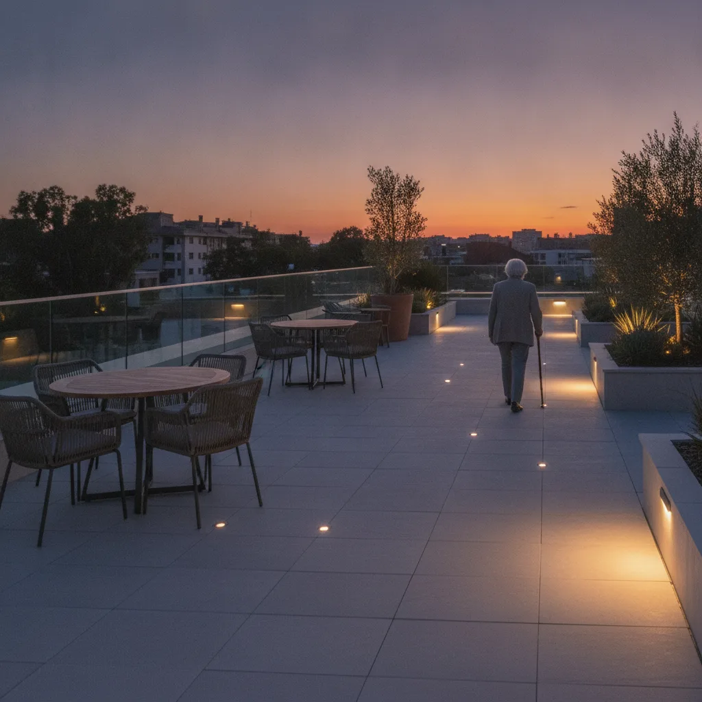 mobilier terrasse pour seniors