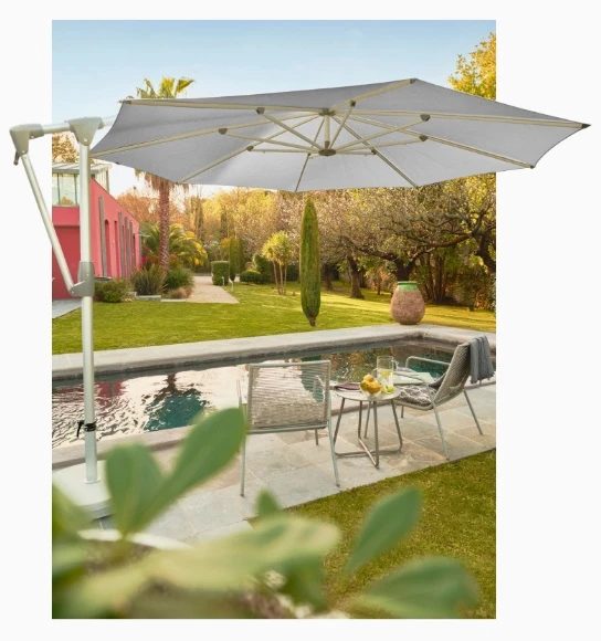 Parasol Professionnel Déporté Glatz Sunwing Casa