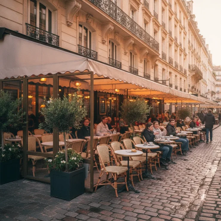 Cas client bistrot parisien, une terrasse 4 saisons - cas client bistrot parisien