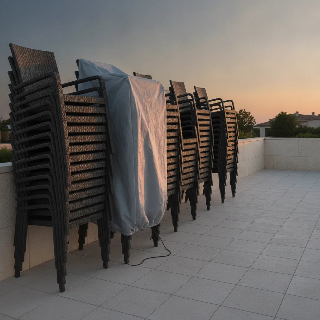 mobilier CHR empilable