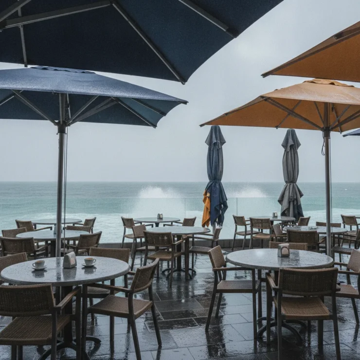 Parasol climat humide, bien choisir sa toile en 2026 - parasol climat humide bord mer