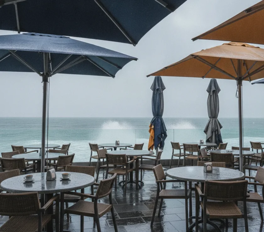 Parasol climat humide, bien choisir sa toile en 2026 - parasol climat humide bord mer