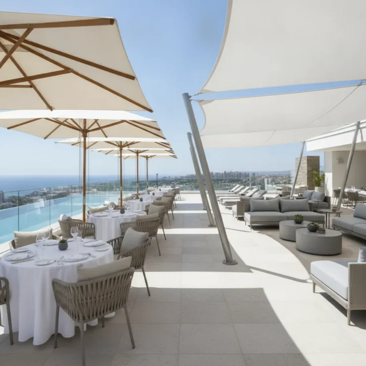 Parasol vs voile d'ombrage pour grande terrasse 2026 - parasol vs voile ombrage